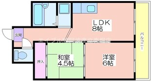 ハイツ鍛治の物件間取画像